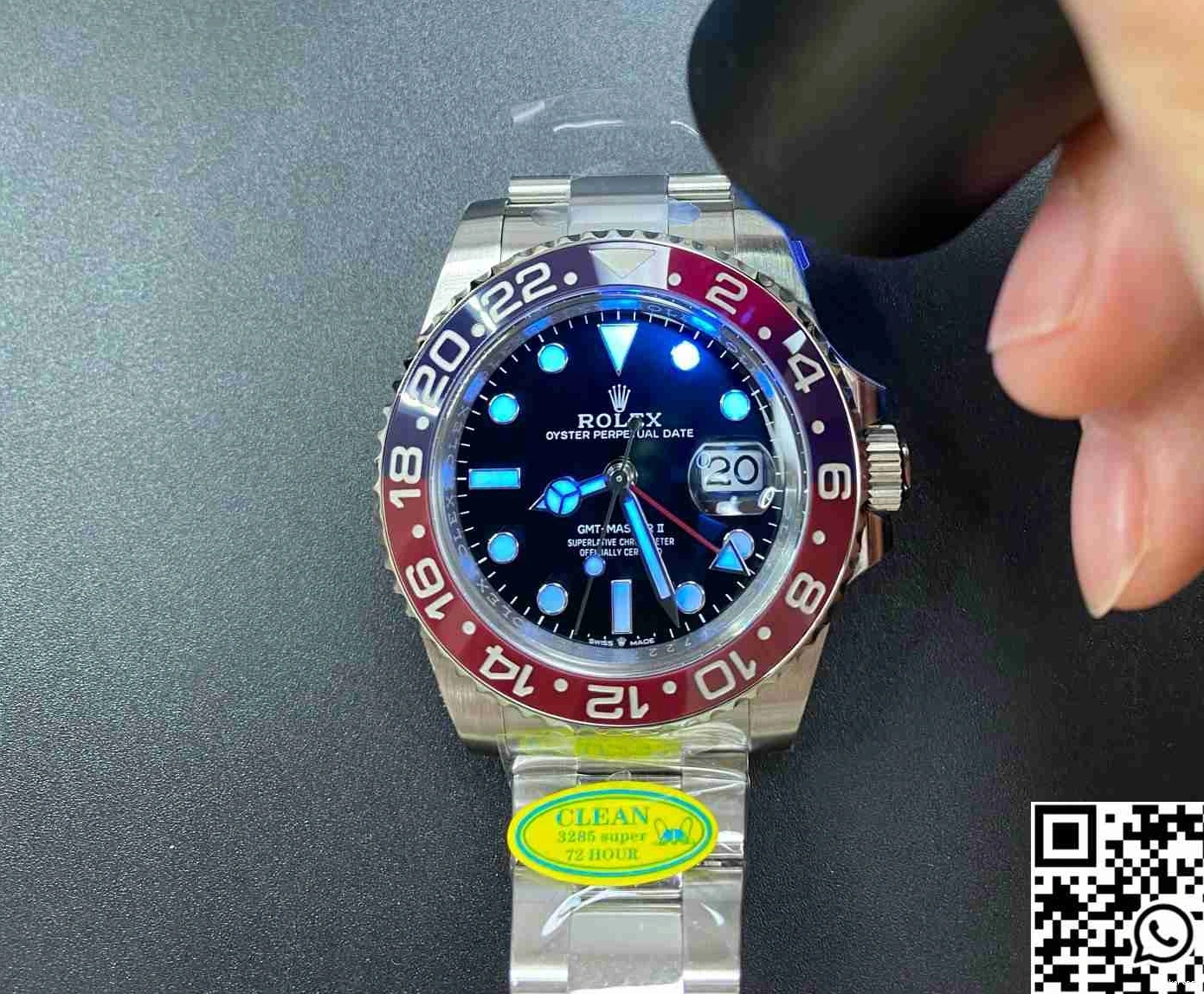 GMT Rolex Dial Clean M126710BLRO-0001 II Master Factory V3 Black 0405